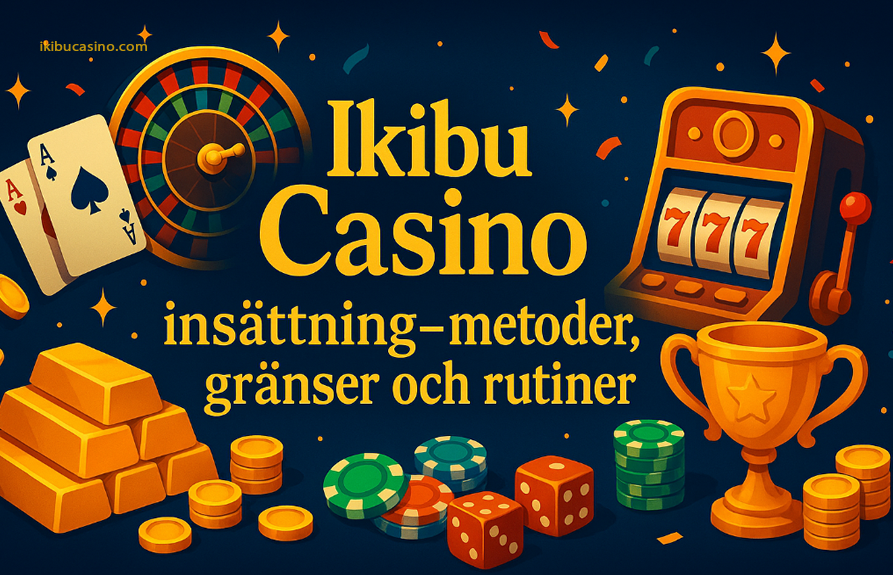 Ikibu Casino insättning – metoder, gränser och rutiner